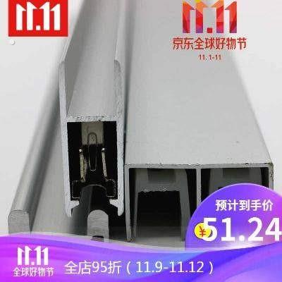 2019玻璃移门配件滑道毫米柜门三件套轨道道轨玻璃移门移门轨
