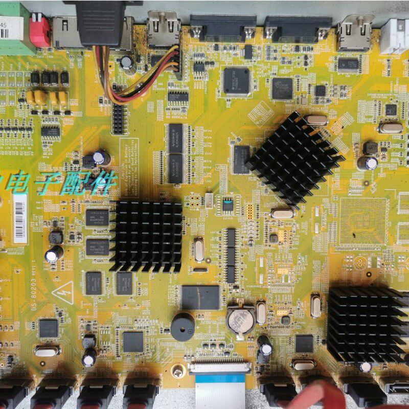 拆机海康威视DS-8616N-F8网络监控录像机主板DS-80203 REV1.1现货
