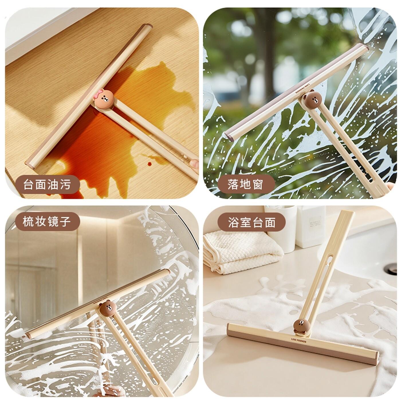 玻璃刮水器家用刮镜子台面刮水板化妆室墙面清洁刮水器擦玻璃神器