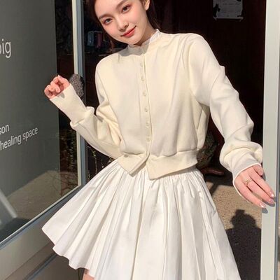 2026春季新款小个子白色公主蓬蓬A字短裙百搭显瘦半身裙子女春夏
