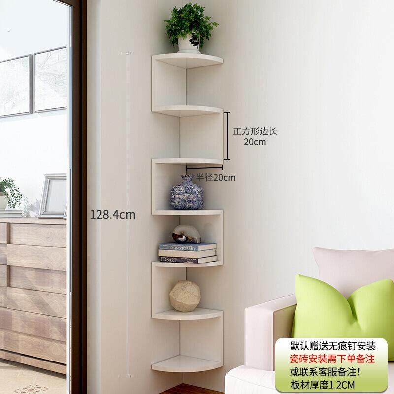 三角柜子壁挂厨房三角置物架墙角小号化妆室圆角衣柜直角客厅挂墙