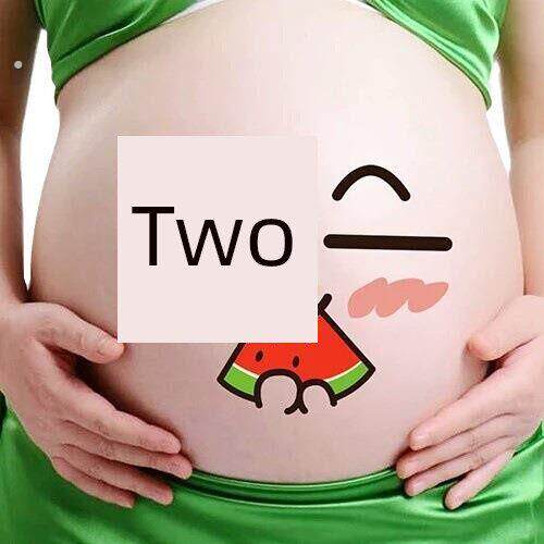 孕妇照道具孕大肚贴肚皮贴肚子贴纸怀孕肚脐贴画影楼写真拍照道具