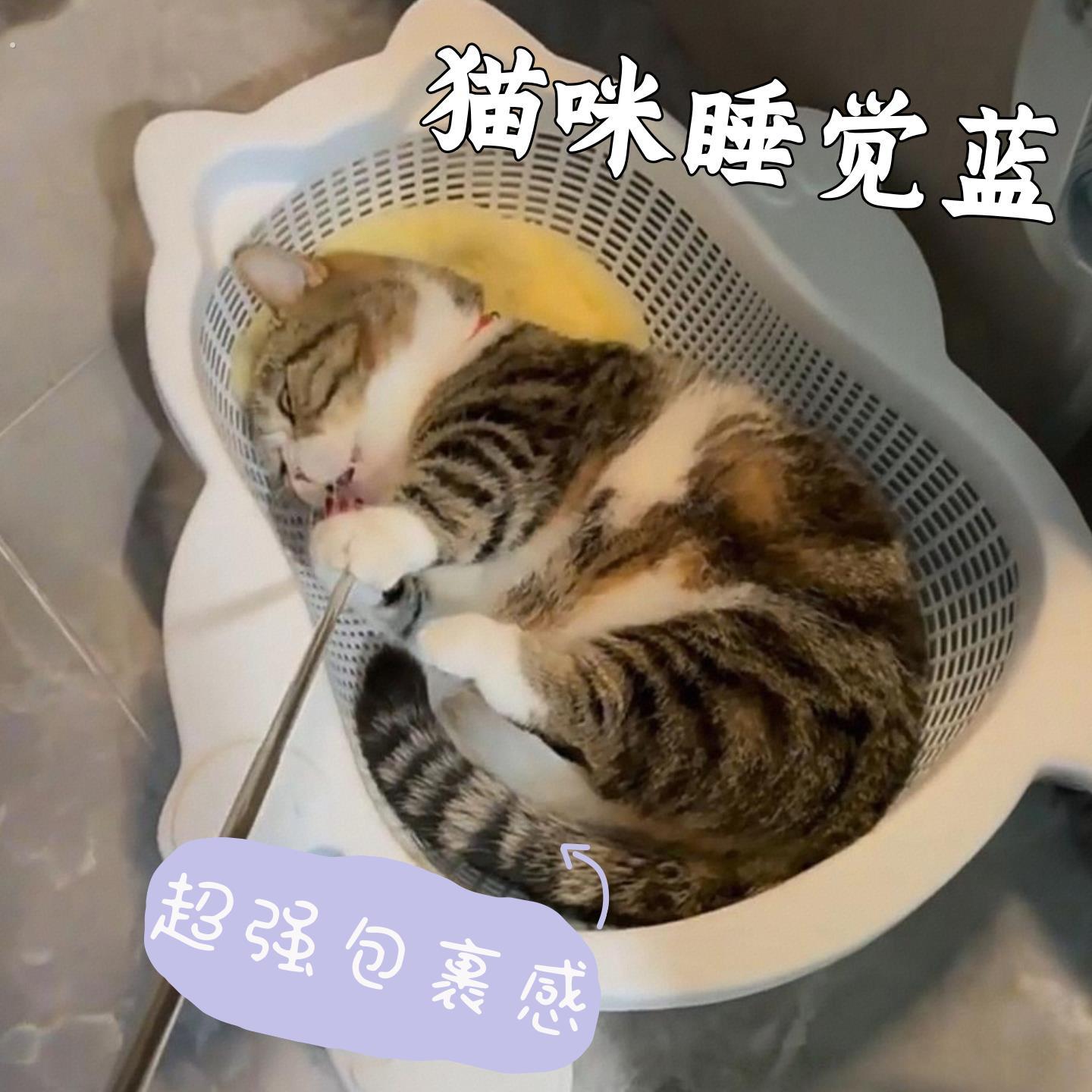 猫睡觉的窝新式猫窝四季通用新型不占地猫窝垫子夏季猫咪用品大全