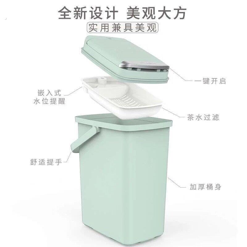 空调接水桶立式排水管冷凝水室内外机塑料神器家用茶桶茶渣废水桶