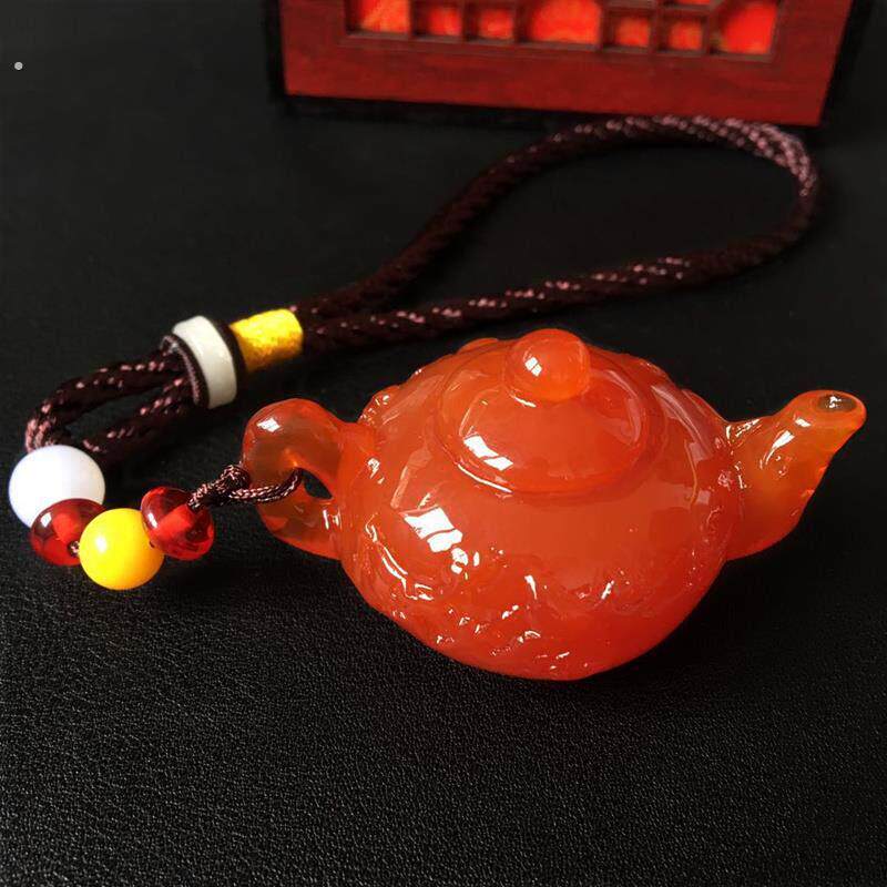 琥珀蜜蜡把把壶把把胡神器精致玉石变色蓝琥珀摸牌打麻将文玩手把