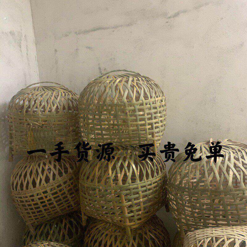 小鸡笼装手工鸡笼可竹子家用头层竹青大号竹编裝家禽鸭鹅笼竹编新