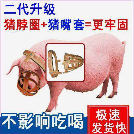 猪嘴套母猪防咬套仔猪神器防咬母猪嘴套马牛羊防吃东西猪用专用