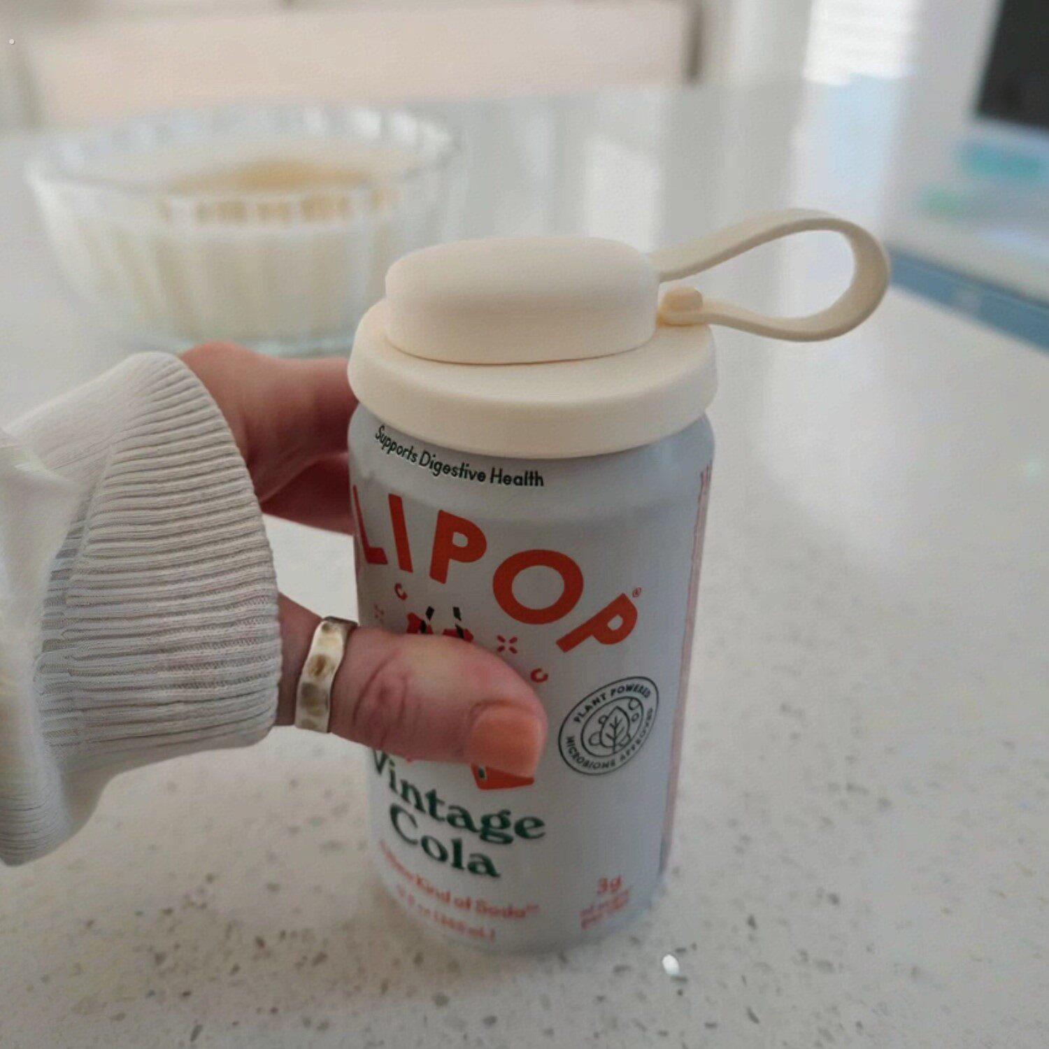 易拉罐杯盖带吸管防尘防漏防溢可携式通用密封盖吸管盖创意小道具