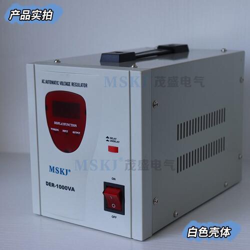 甄选电子式稳压器2~5个继电器款电子数显屏幕220v稳压设备贸易非