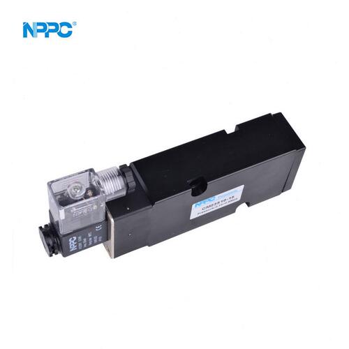 甄选NPPC品牌二位三通电控板式电磁换向阀CM系列板式CM23510