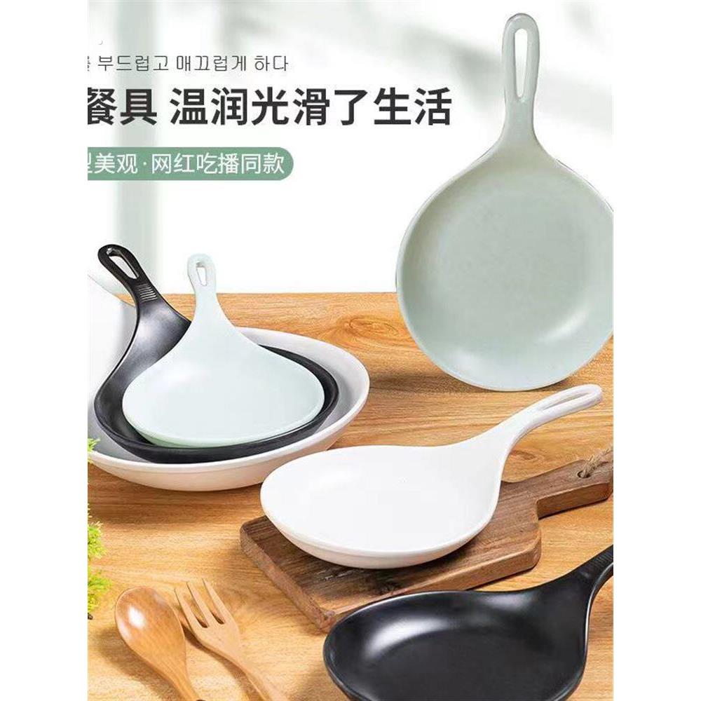 干饭人专用勺吃饭大勺子特大吃播长柄韩式网红家用汤匙汤勺大号
