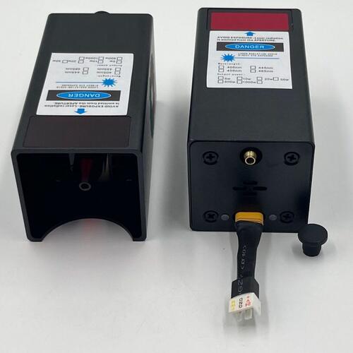甄选日亚455nm20w激光器 蓝光大功率模组 四合一实际光功率 24V驱