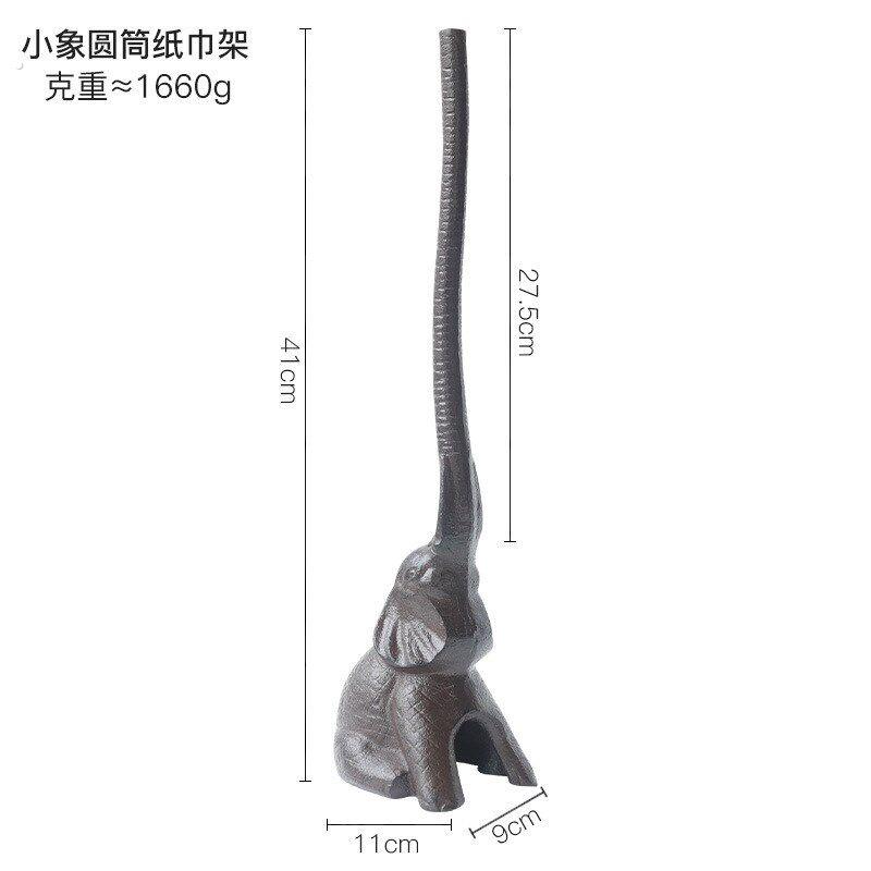 欧式轻奢铁艺站狗餐巾架铸铁工艺品摆饰创意家居装饰摆件饭厅酒店