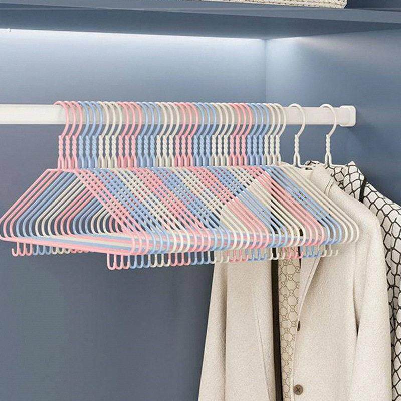 衣架家用加粗衣服架衣架子晾衣服挂衣架无痕宿舍用品防滑阳台浸塑