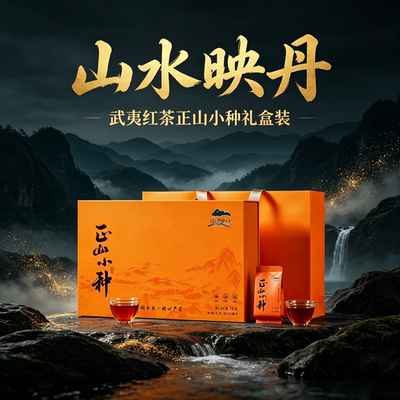 正山小种红茶茶叶官方旗舰店正品
