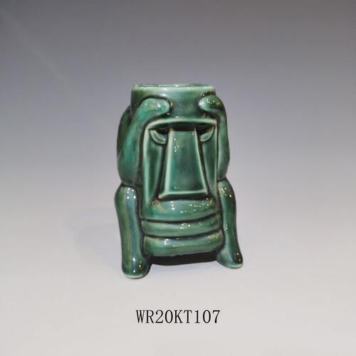 甄选鸡尾酒杯夏威夷TIKI MUG图腾杯创意鬼脸杯个性陶瓷酒杯酒吧ti