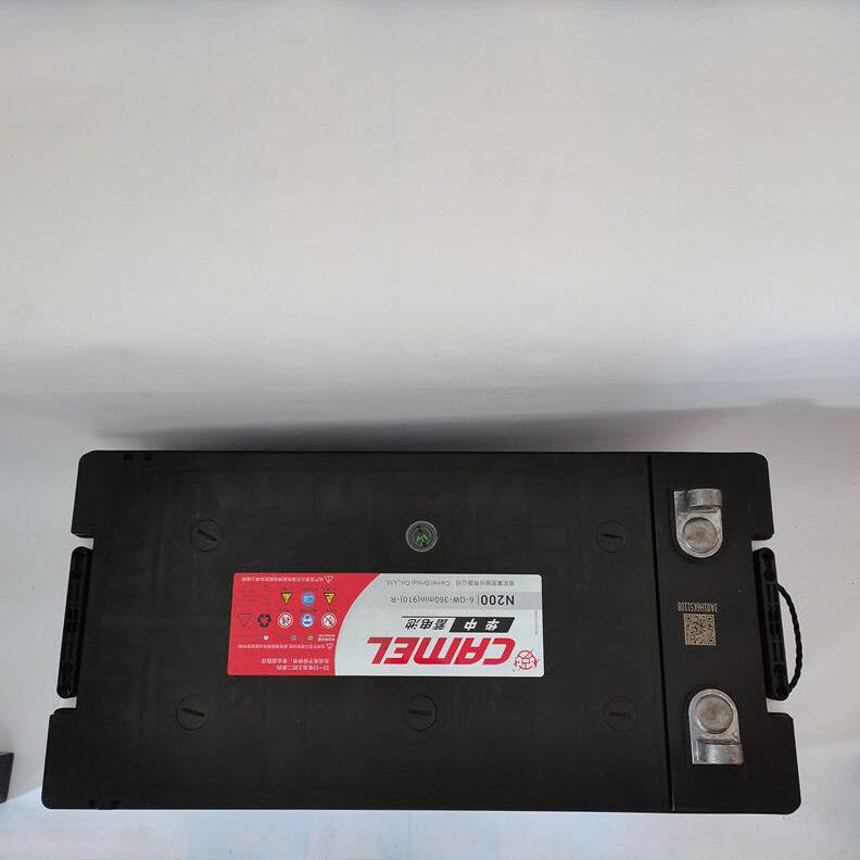 甄选骆驼华中蓄电12V200AH大电池N200适用解放东风沃尔沃等重型卡