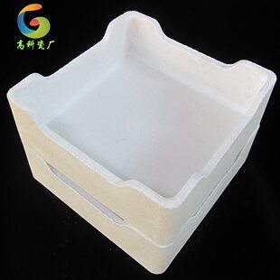 甄选耐磨耐温陶瓷刚玉匣钵绝缘耐火氧化铝瓷舟坩埚用于稀贵金属熔