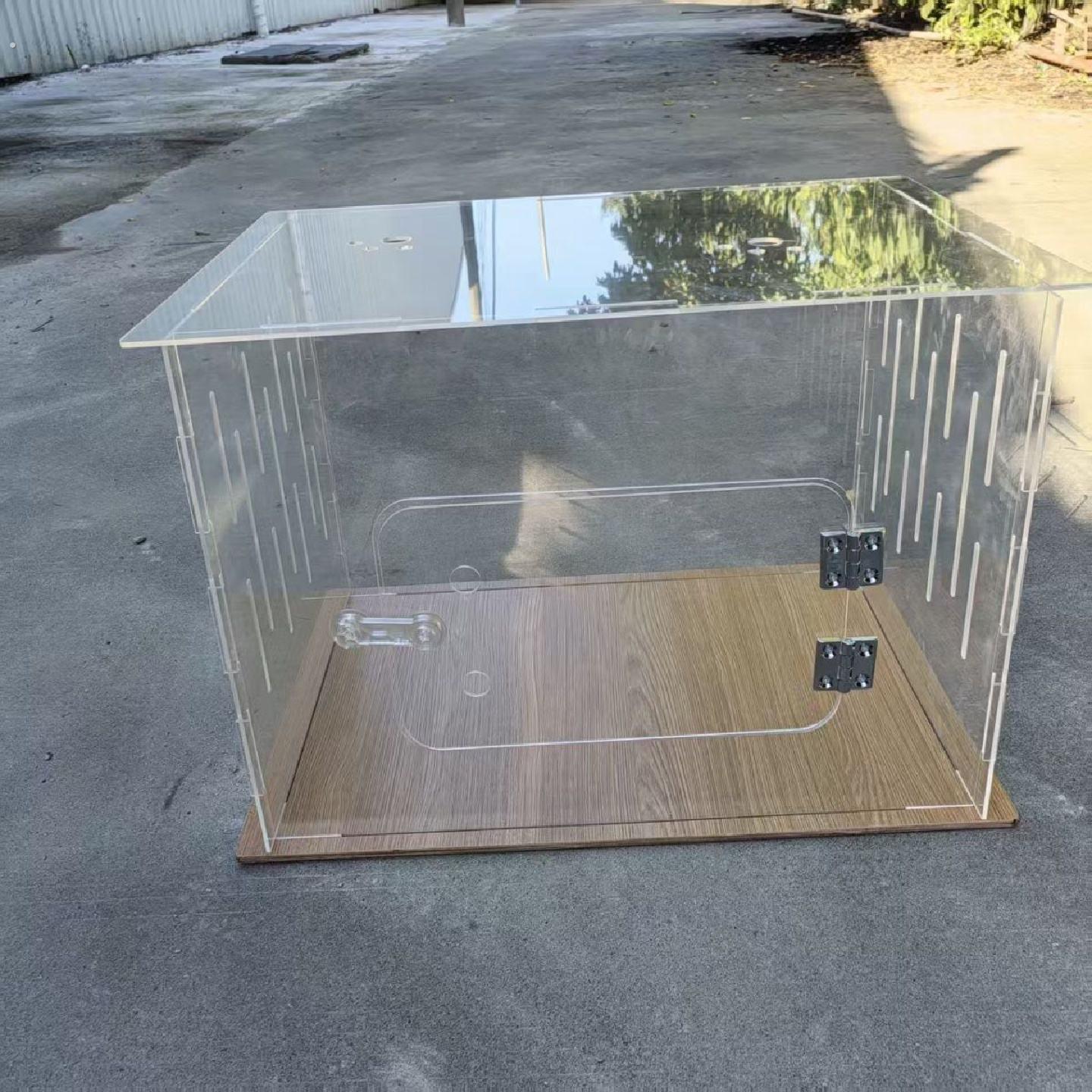 全透明亚克力猫狗宠物笼新品赛猫笼快速拆装新品宠物展示柜通用款