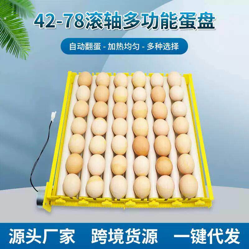 孵化机全自动小型家用孵化器翻蛋蛋盘鸡鸭鹅鸟蛋蛋盘滚轴蛋盘蛋.