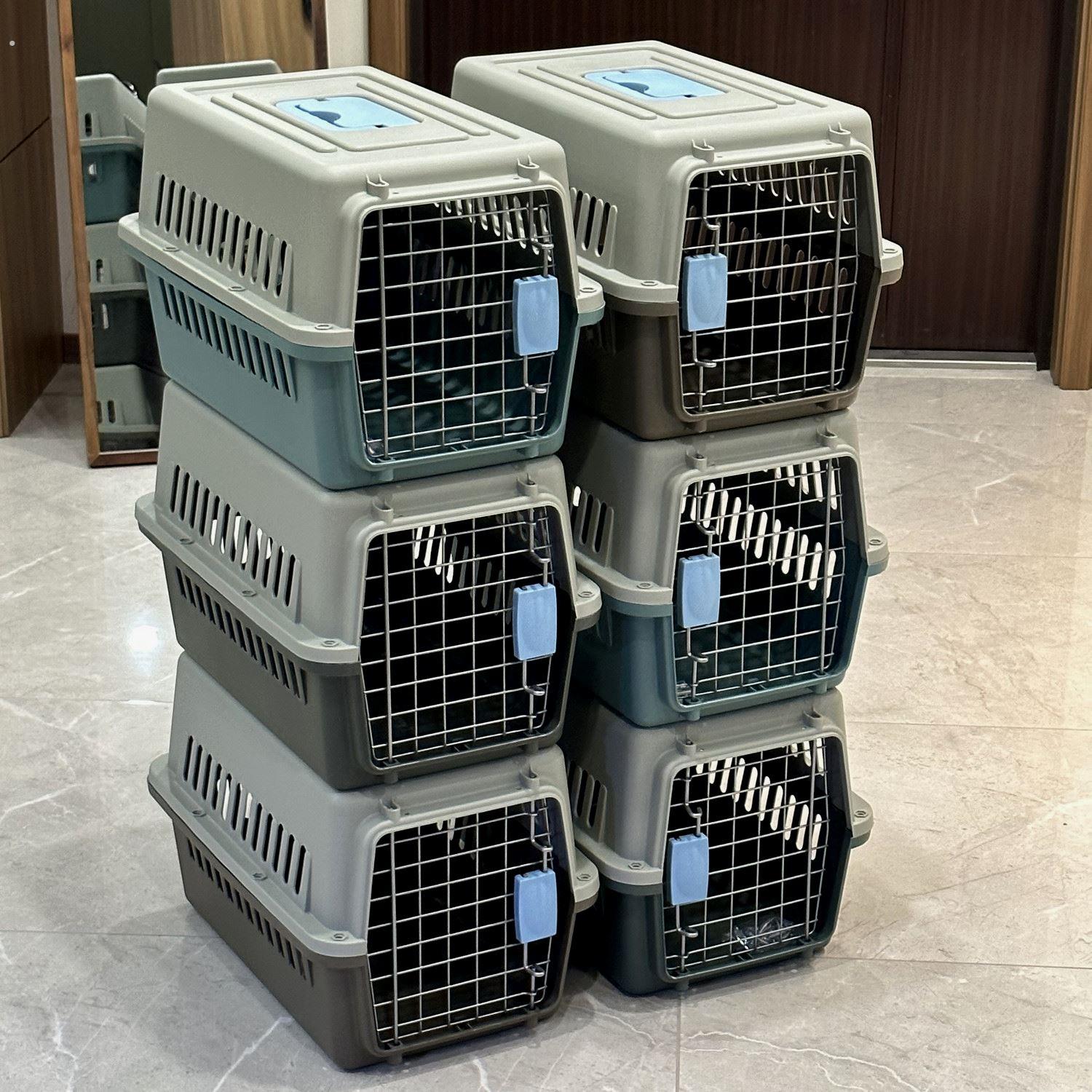 猫咪专用航空箱猫笼子便携外出宠物托运箱车载狗笼手提塑料猫箱子