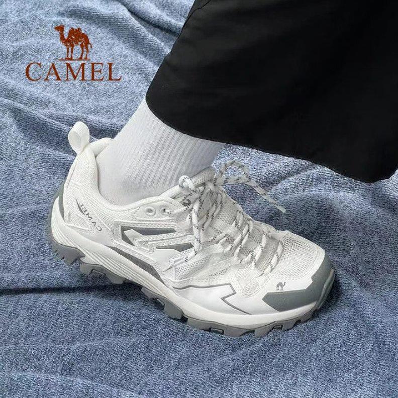 甄选骆驼（CAMEL）昆仑户外运动鞋女防滑秋季透气情侣耐磨山地登