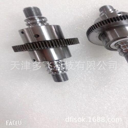 甄选天津螺母厂家供应带齿轮滚珠丝杆 方向盘丝杠 齿轮复合丝杠