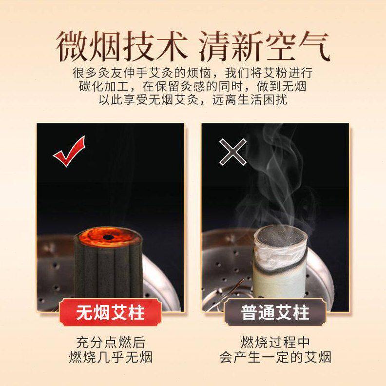 甄选12瓣梅花灸无烟艾灸柱条盒套盒脐疗灸艾立塑鲍姑臻艾神莲花钵