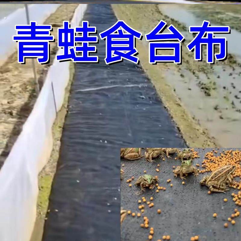 青蛙食台布水产养殖食台布专用牛蛙促栏诱食训喂防长草不除透气耐