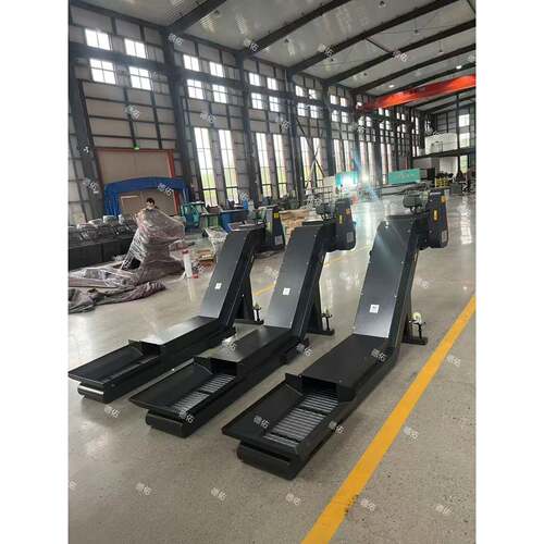佳盟子G500L炼板中心机加工自动排屑机刮板输送机废料数控机床