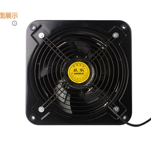 晨乐8寸外转子高速换气扇厨房排气扇工业排风扇吸抽风机墙式强力