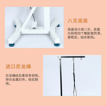 宠物美容桌狗狗美容台中小型犬猫咪气压旋转液压升降桌宠物店剪毛