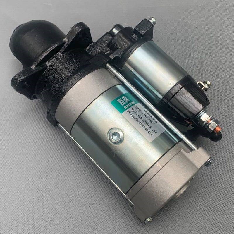 百信减速起动机 玉柴 4A 4108 4110 大11齿 12V 柴油机拖拉机马达