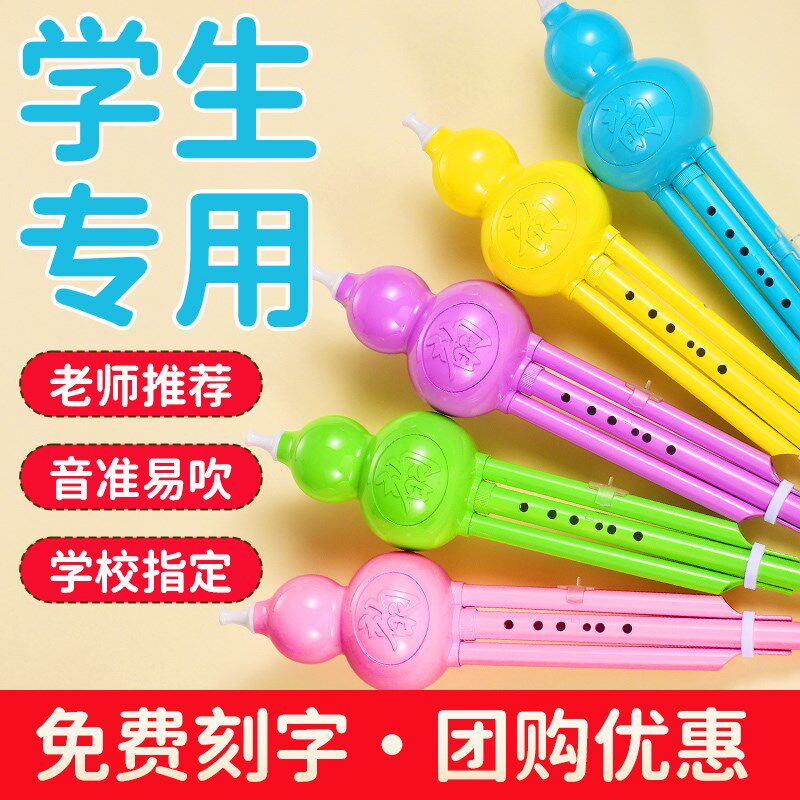 葫芦丝小学生专用儿童C调降B调/小D调专业演奏型防摔胡芦丝初学者