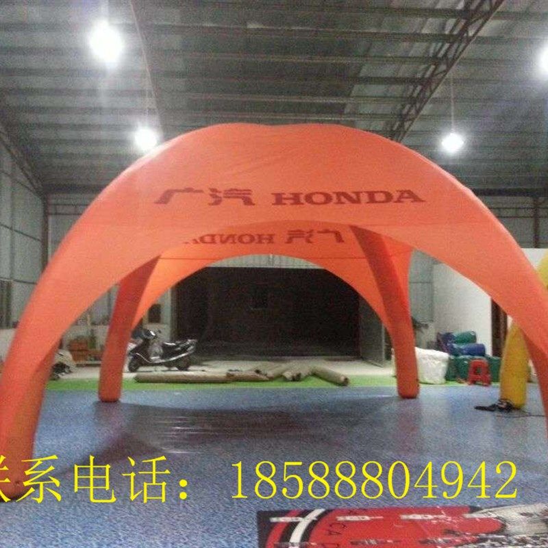 新款PVC充气防风防雨帐篷充气四角六角帐篷手机汽车广告活动帐篷