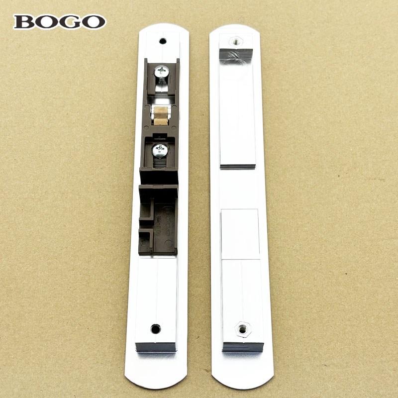 BOGO宝高铝合金推拉门凹面锁移门小凹弧阳台门锁具条形双面钩锁