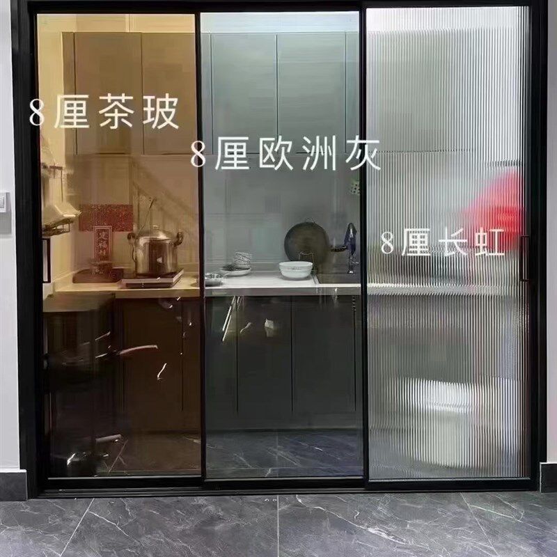 静音型磁县浮自动门机组家用别墅厨房极窄自动门平移感应门机组 - 实物图