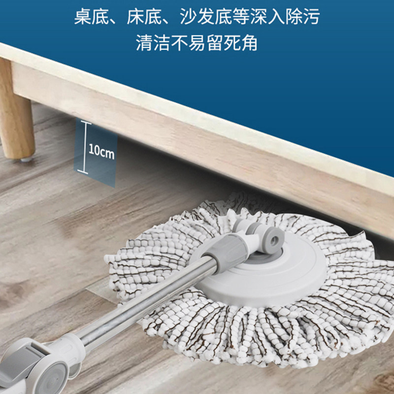 圣佳旋转免手洗省力拖把分离悬浮双驱动家用懒人拖布甩干桶D5