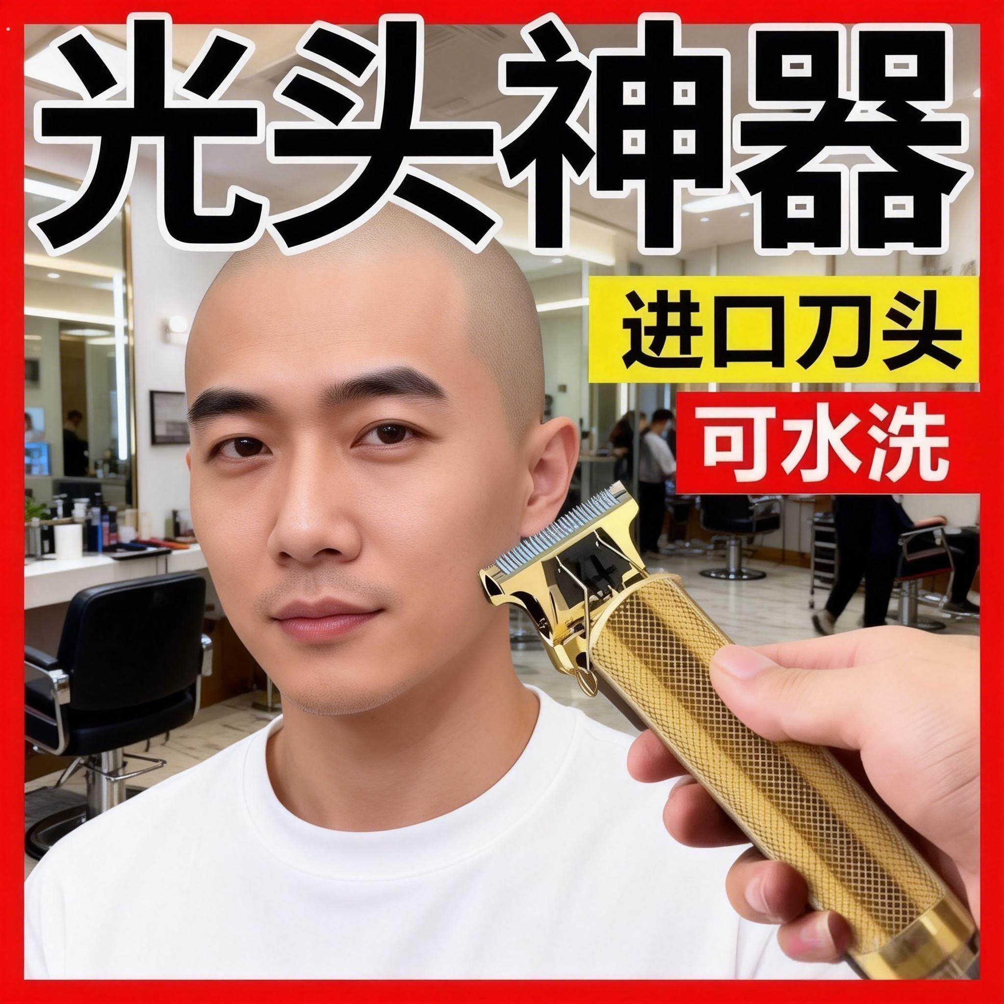 新款电动剪发器美发电推剪理髲器电推剪油头雕刻理髲器光头理髲剪