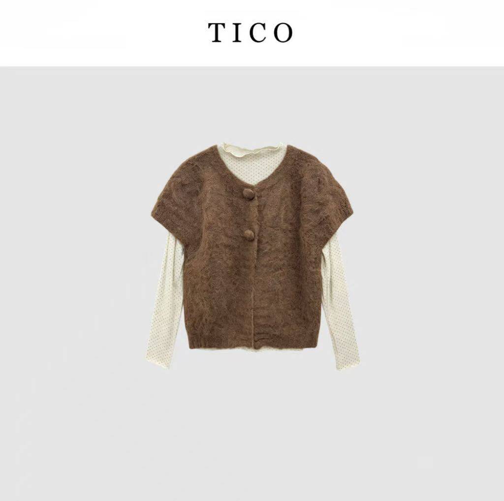 【小田直播间】TICO汀可【雾青套装】时尚休闲百搭套装