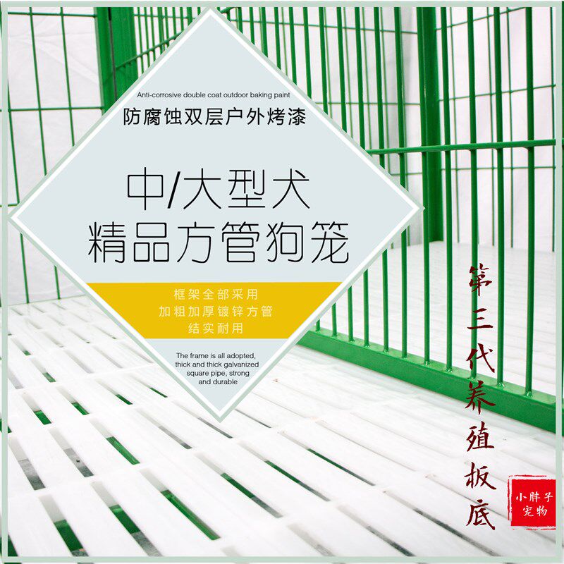 大型狗笼小胖子笼具犬舍养殖繁育金毛獒运边牧马犬冲水繁育狗笼子