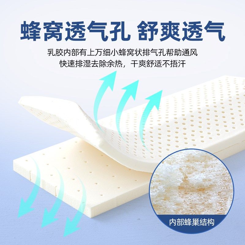 乳胶腰垫睡觉护腰垫子2CM腰突床上平躺睡眠专用支撑腰枕窄版腰枕