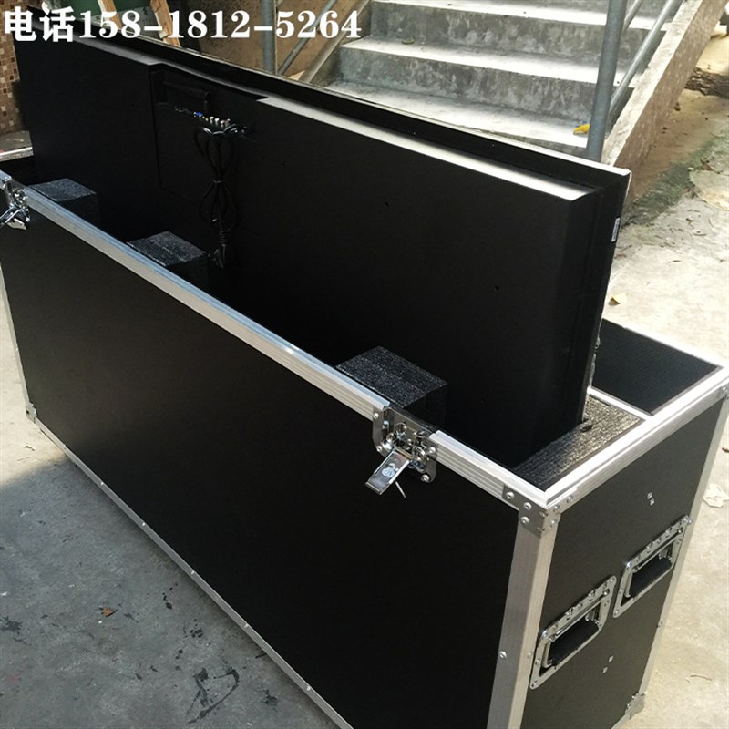 led显示拼接屏铝合金箱订制大号防震电视箱运输包装航空铝箱订做