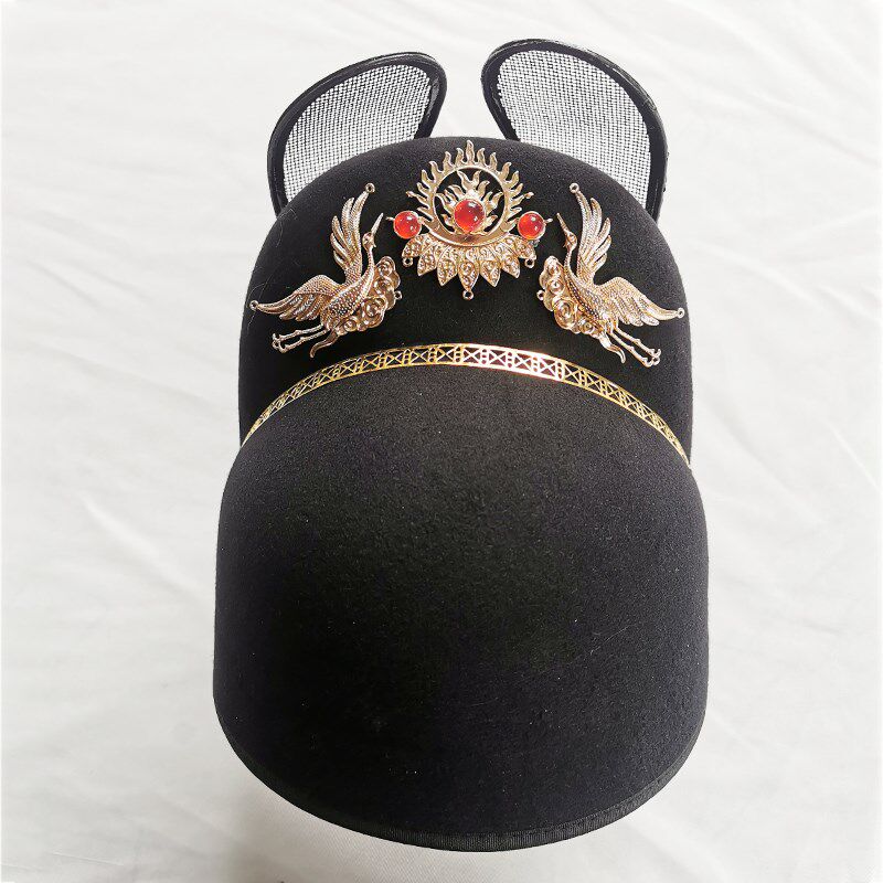 炎蔻明制乌纱帽翼善冠汉服飞鱼服锦衣卫帽子男新郎帽皇帝宋朝官帽