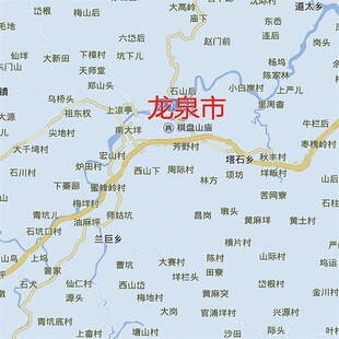 2021新款丽水市地图贴图办公室挂图高清防水墙壁贴超大装饰画定制