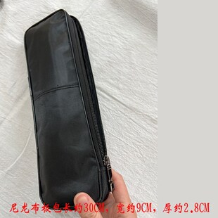 黑色尼龙布戏曲手板包鼓板收纳包越剧豫剧响板布包秦腔牙子拉链包
