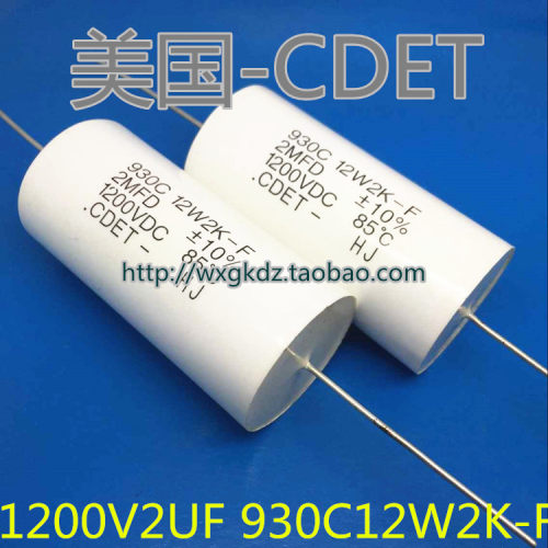 CDE 1200V2UF 930C12W2K-F 2MFD 1200VDC 2UF 1200V 吸收电容