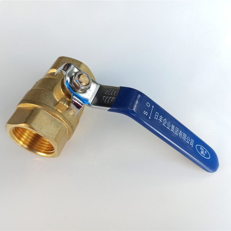 佛山日丰1/2黄铜球阀门DN15铜水制水管开关4分6分1寸DN20DN25家用