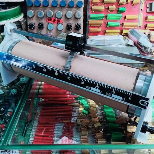 单管手推式滑线变阻器BX8-12  额定电流0.3A  额定阻值4.7K
