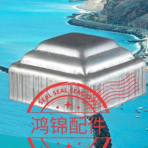 螺铁护见描述栏配件盖型母镀锌铁皮管冲压扣帽帽方艺管栏杆装饰围